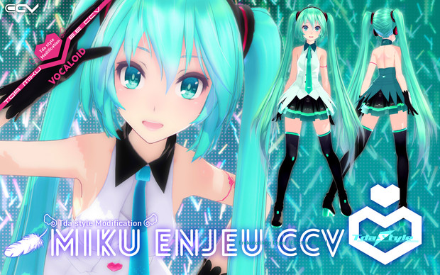 Mmd Tda式改変ミク えんじぇぅccv モデル配布 Coa さんのイラスト ニコニコ静画 イラスト