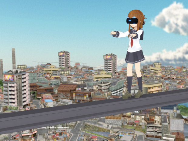 Vr鉄骨渡り Nikusoba さんのイラスト ニコニコ静画 イラスト
