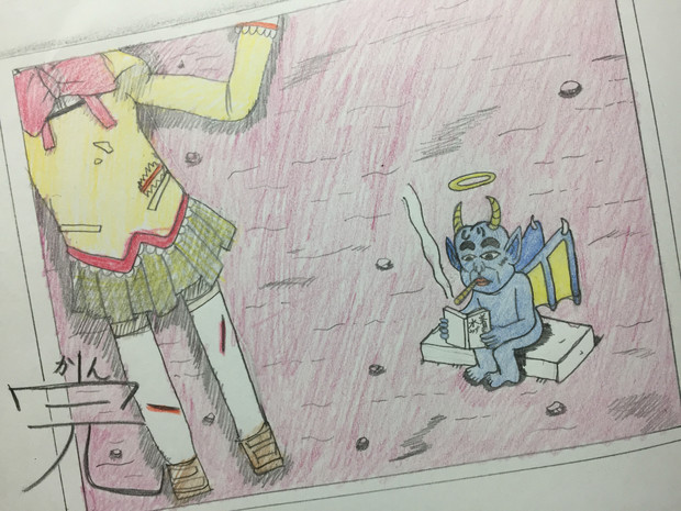 ほむら 前の時間軸でまどかにソウルジェムを割る前に自分の顔を撮って欲しいと言われて撮った写真 土踏まず さんのイラスト ニコニコ静画 イラスト