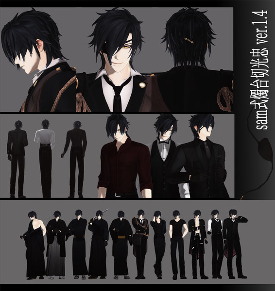 Sam式燭台切光忠 Ver1 41 更新 Sam さんのイラスト ニコニコ静画 イラスト