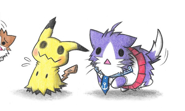 ミミッキュと酒匂ネコ ダイナみてー さんのイラスト ニコニコ静画 イラスト