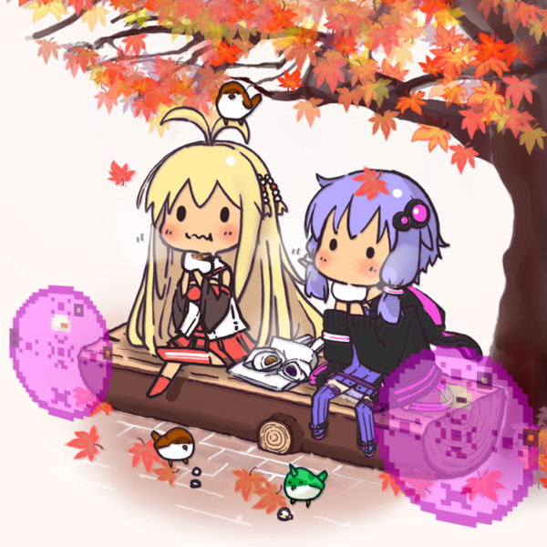 肉まんvsあんまん 虹色にゃんたmix さんのイラスト ニコニコ静画 イラスト