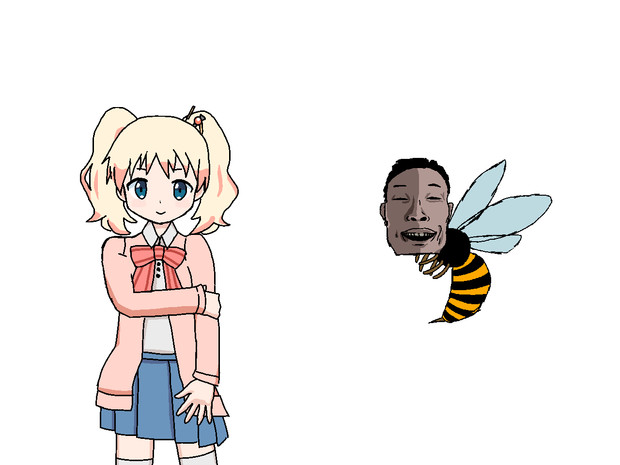 スズメバチに刺されるゆうさく妹 ﾆｰﾁｪﾌ さんのイラスト ニコニコ静画 イラスト