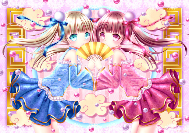 双子チャイナ るっぽ さんのイラスト ニコニコ静画 イラスト