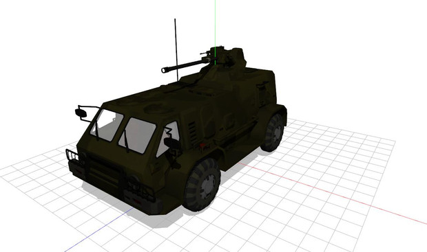 Mmd 高機動多用途軍用車 Gaz 3937 モデル配布 ナオユキ さんのイラスト ニコニコ静画 イラスト