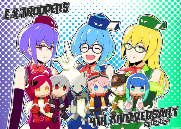エクストルーパーズ4周年 蜘蛛 さんのイラスト ニコニコ静画 イラスト