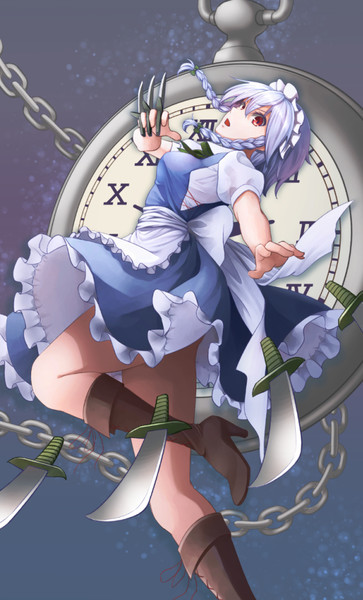 十六夜咲夜 冷えシマエナガ さんのイラスト ニコニコ静画 イラスト