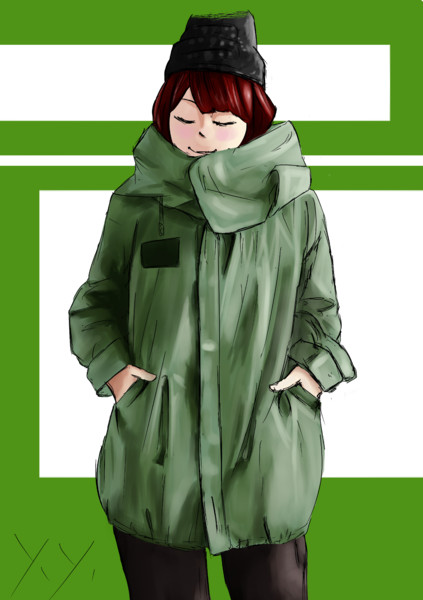 ニット帽 ニコニコ静画 イラスト