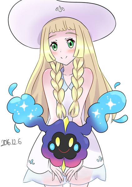 カメラが恥ずかしいリーリエ Meme さんのイラスト ニコニコ静画 イラスト