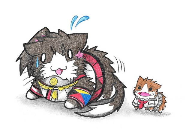 プラズマモルモットにビビる大和ネコ ダイナみてー さんのイラスト ニコニコ静画 イラスト