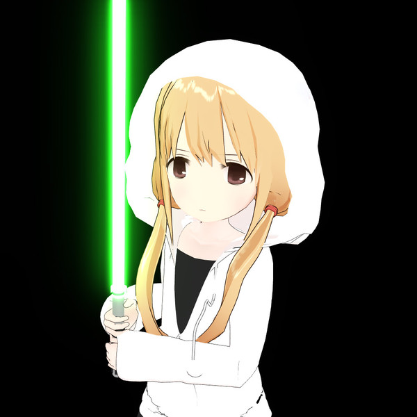 アイマスmmd 双葉杏とライトセーバー S Aikawa さんのイラスト ニコニコ静画 イラスト