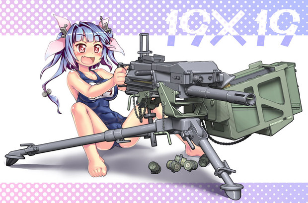 銃 少女 イラスト