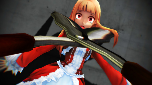 巨大なハサミ Mmd凶器配布 Disk さんのイラスト ニコニコ静画 イラスト