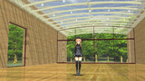 【MMD】モダンな美術館風ステージ【ステージ配布】