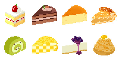 ドット絵 ケーキ Zima さんのイラスト ニコニコ静画 イラスト