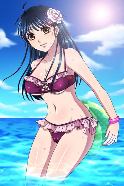 七瀬美雪の水着姿 ニコニコ静画 イラスト