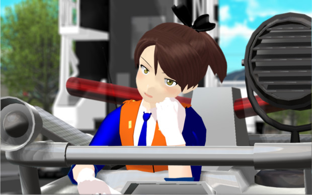 1号機バックアップ 指揮車担当 敷波 杉山康祐 さんのイラスト ニコニコ静画 イラスト