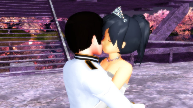 第二回mmd静止画祭 誓いのキス Mmd艦これ 麒麟p さんのイラスト ニコニコ静画 イラスト