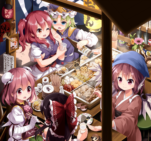 年末の屋台 るう さんのイラスト ニコニコ静画 イラスト
