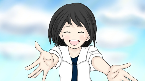 こんな髪型の女の子に抱き着かれたい人生だった 霖雨 さんのイラスト ニコニコ静画 イラスト