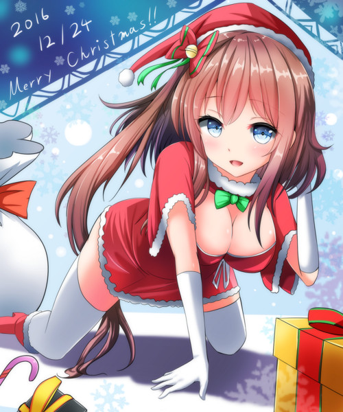 サンタコスサラトガ Renka さんのイラスト ニコニコ静画 イラスト