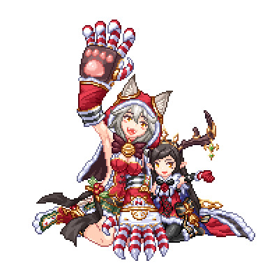 クリスマスセンちゃんとアルルメイヤさん ティーフ さんのイラスト ニコニコ静画 イラスト