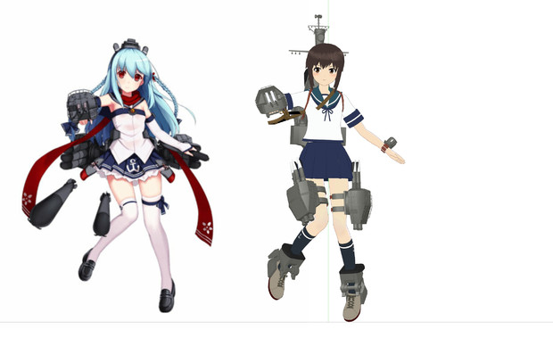 吹雪改で吹雪改のポーズを10分でどこまで作れるか あずお さんのイラスト ニコニコ静画 イラスト
