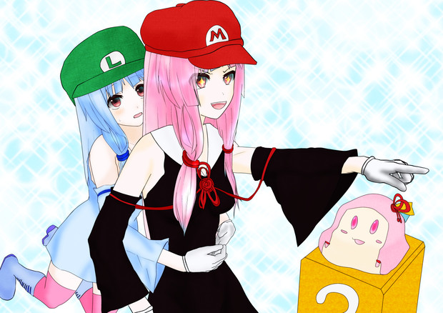 姉妹でマリオ ルイージrpg ﾔﾏｾﾅﾂｷ さんのイラスト ニコニコ静画 イラスト
