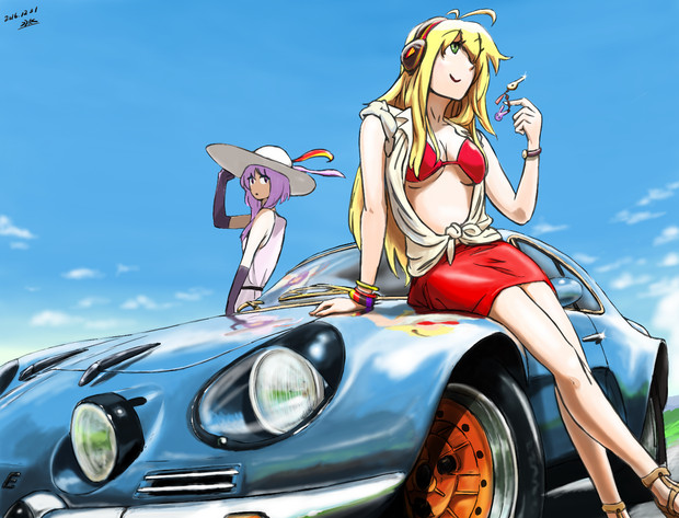Alpine A110 and YUKAMAKI