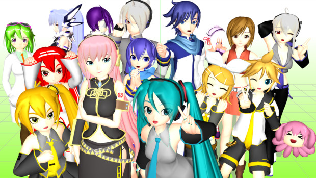 Mmd年賀状17 あけましておめでとう Foll さんのイラスト ニコニコ静画 イラスト