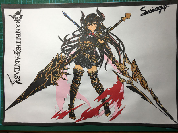 切り絵 グランブルーファンタジー フォルテ すりみん さんのイラスト ニコニコ静画 イラスト