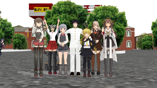 第1艦隊記念写真 / 塩しゃけ さんのイラスト ニコニコ静画 (イラスト)