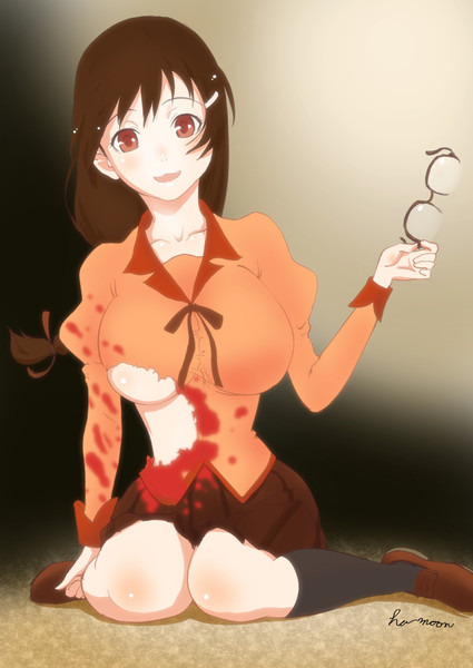 傷物語の羽川翼 泉こうてん さんのイラスト ニコニコ静画 イラスト