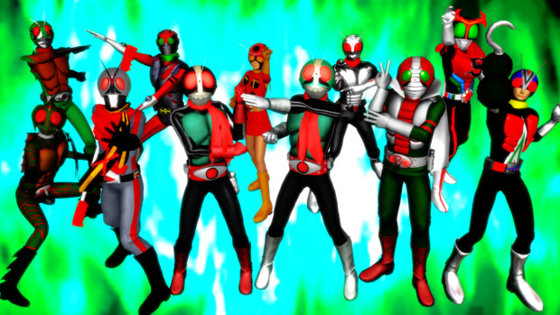 昭和10人ライダー A 闇の人 さんのイラスト ニコニコ静画 イラスト