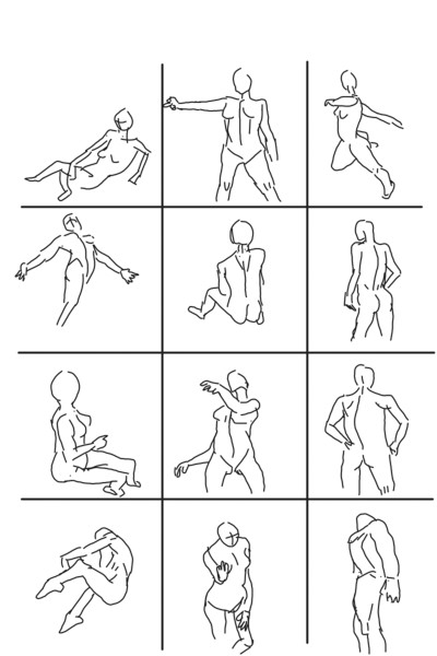 1分ドローイング