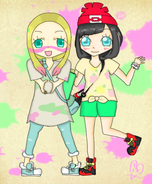 マツリカちゃんと女主人公 みかぉう さんのイラスト ニコニコ静画 イラスト