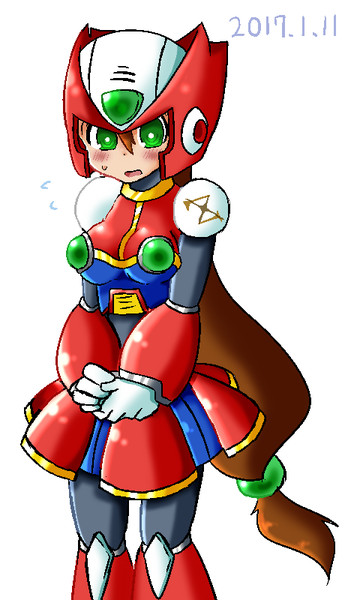 ゼロアーマーっぽいアイリス ニコニコ静画 イラスト