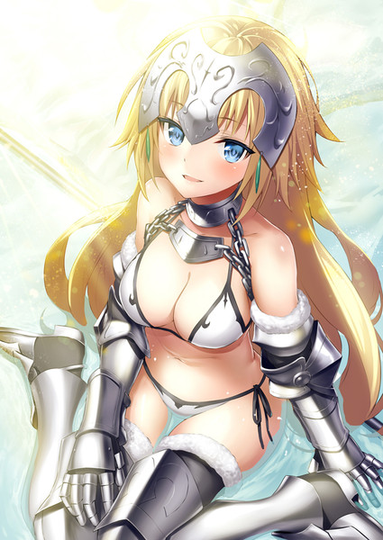 冬だけど水着ジャンヌ へいろー さんのイラスト ニコニコ静画 イラスト