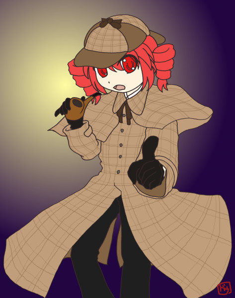 探偵中のテトさん
