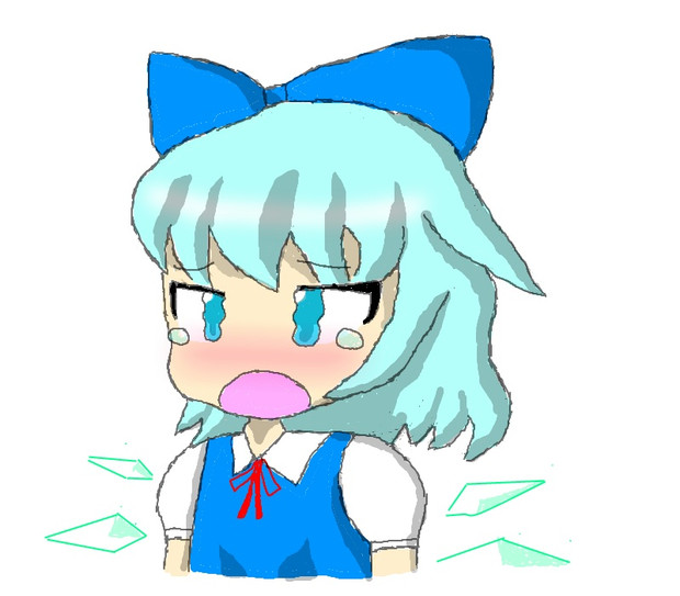 泣きチルノ うすら さんのイラスト ニコニコ静画 イラスト