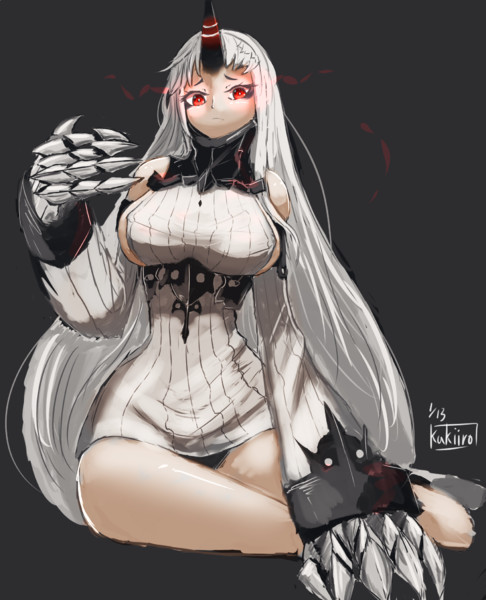 港湾棲姫ちゃん かきいろ さんのイラスト ニコニコ静画 イラスト