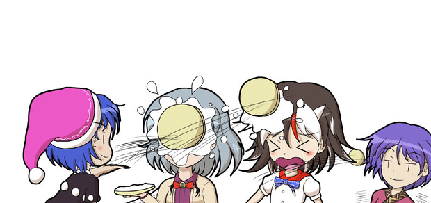 パイ投げ ニコニコ静画 イラスト