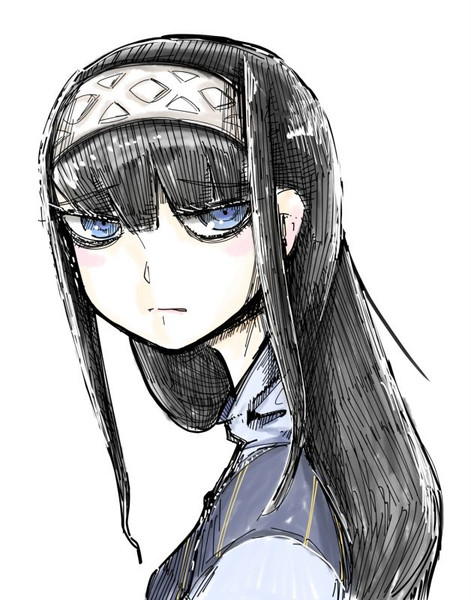 鷺沢文香の睨み 電気ウサギ さんのイラスト ニコニコ静画 イラスト