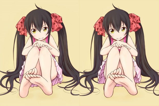 立体視 的場梨沙 ねこきゅう さんのイラスト ニコニコ静画 イラスト