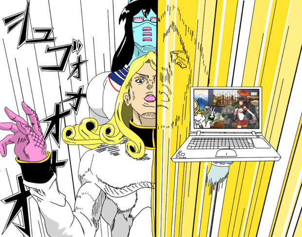 遂に次元の壁を越えた大統領提督 ブルーアイランド さんのイラスト ニコニコ静画 イラスト