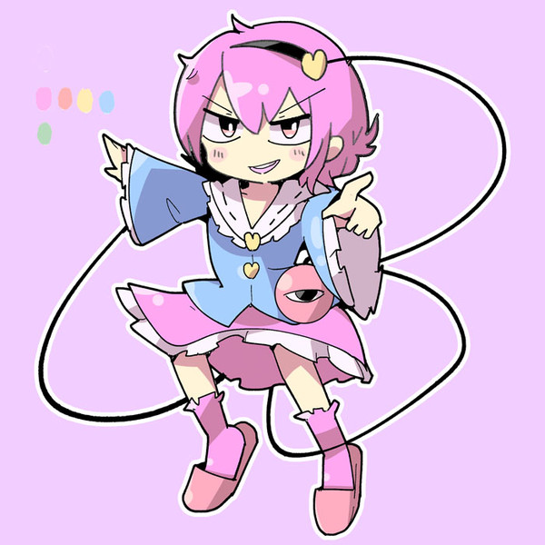 さとりのかっこいいポーズ 憂鬱しゃん さんのイラスト ニコニコ静