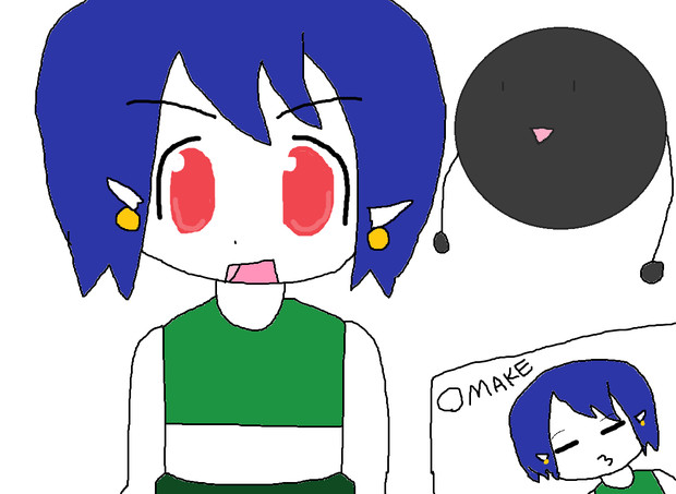 デ ジ キャラット風ミザリーさん おまけイラスト付き ニコニコ静画 イラスト