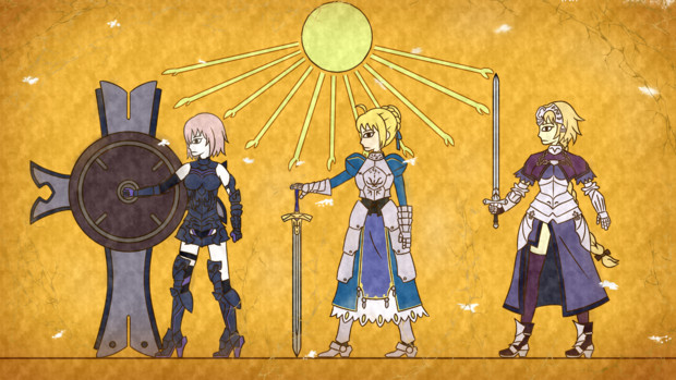 Fate Grandorder壁画の壁紙 キタ さんのイラスト ニコニコ静画 イラスト
