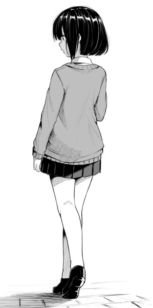 99以上 セーラー服 後ろ姿 イラスト ニコニコ 静止 画 イラスト