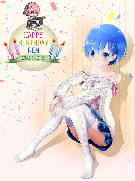 Happy Birthday レム誕生祭 藤咲えりぃ さんのイラスト ニコニコ静画 イラスト